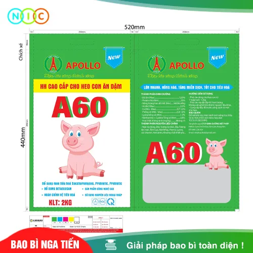 Sản phẩm tui dung thuoc thu y — Bao Bì Nga Tiến - Công Ty TNHH Công Nghiệp Nga Tiến — MST 2300780354