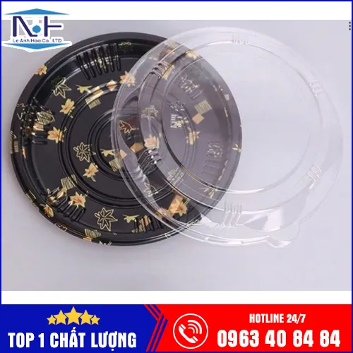 Sản phẩm hop sushi tron — Công ty TNHH Sản Xuất Và Thương Mại Việt Hàn Plastic — MST 2300785962