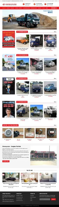 Sản phẩm thiet ke website ban o to tai 285x1000 — Công Ty TNHH Thương Mại & Dịch Vụ Tùng Phương — MST 2300850883