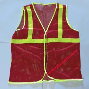 Sản phẩm áo phản quang lưới màu đỏ 300x300 — Đồng Phục Thu Ngân - Công Ty TNHH TMDV Và Đào Tạo Thu Ngân — MST 2300853267
