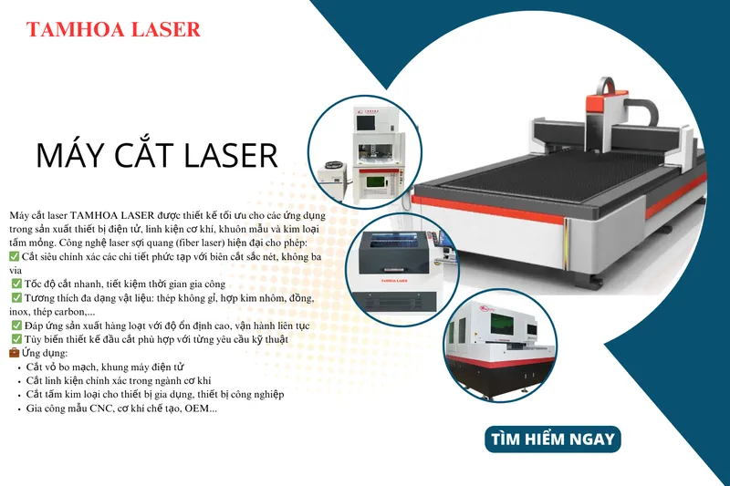 Sản phẩm tamhoa laser — Công Ty TNHH Kỹ Thuật Tam Hòa — MST 2300886897