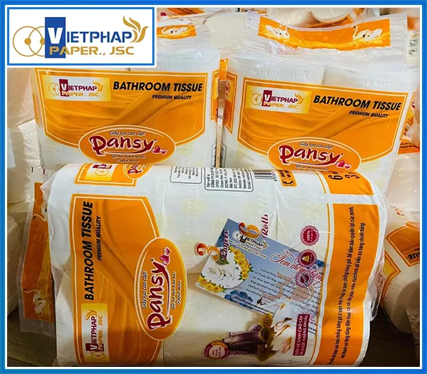Sản phẩm GVS Pansy 06 cuon thien nga — Giấy Vệ Sinh Việt Pháp - Công Ty Cổ Phần Giấy Việt Pháp — MST 2300891689