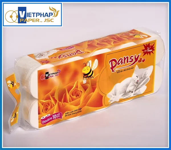 Sản phẩm GVS pansy 10 cuon ong vang — Giấy Vệ Sinh Việt Pháp - Công Ty Cổ Phần Giấy Việt Pháp — MST 2300891689