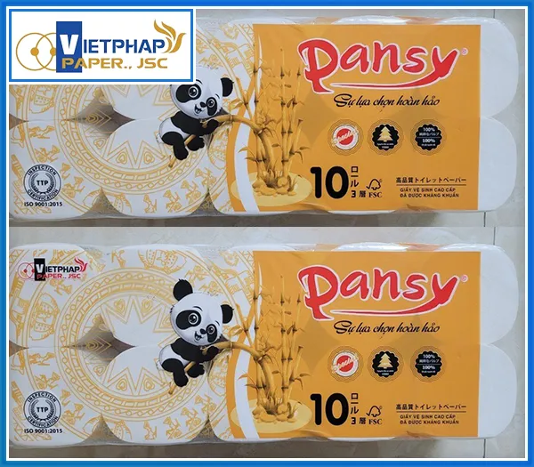 Sản phẩm GVS pansy 10 cuon vang — Giấy Vệ Sinh Việt Pháp - Công Ty Cổ Phần Giấy Việt Pháp — MST 2300891689