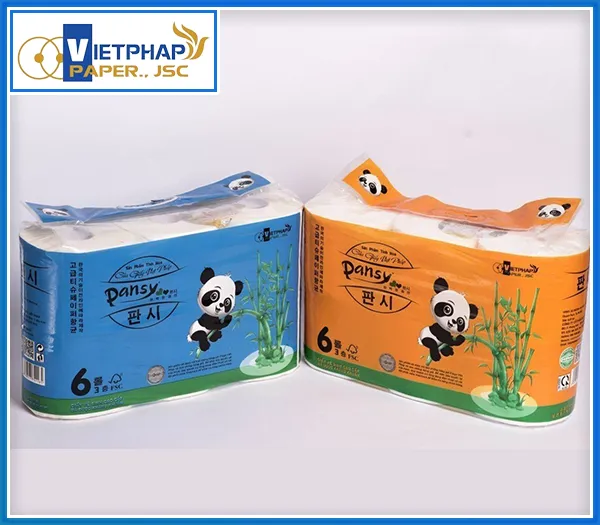 Sản phẩm Gvs pansy 6 cuon panda — Giấy Vệ Sinh Việt Pháp - Công Ty Cổ Phần Giấy Việt Pháp — MST 2300891689