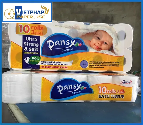Sản phẩm GVS pansys 10 cuon em be — Giấy Vệ Sinh Việt Pháp - Công Ty Cổ Phần Giấy Việt Pháp — MST 2300891689