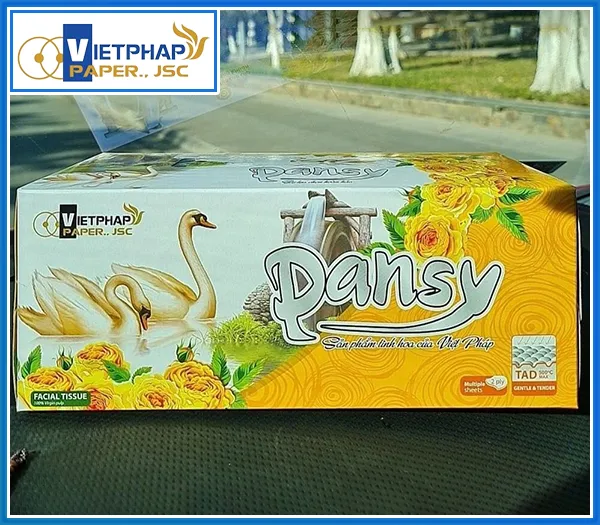 Sản phẩm Pansy khan rut hop thien nga — Giấy Vệ Sinh Việt Pháp - Công Ty Cổ Phần Giấy Việt Pháp — MST 2300891689