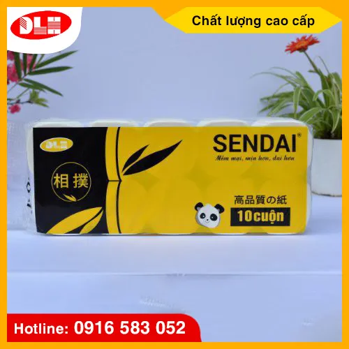 Sản phẩm giay vs sendai cao cap 3 lop lo 10 cuon — Gia Công Giấy Vệ Sinh - Công Ty TNHH Đầu Tư Phát Triển Thương Mại Và Dịch Vụ Đạt
Linh Hương — MST 2300898959