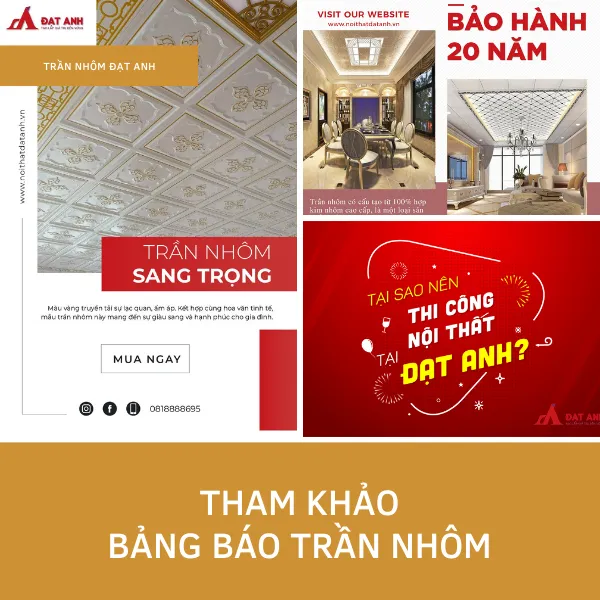 Sản phẩm bang bao gia tran nhom dat anh — Công Ty Cổ Phẩn Thương Mại Xuất Nhập Khẩu Tổng Hợp Và Xây Dựng Đạt Anh — MST 2300984340