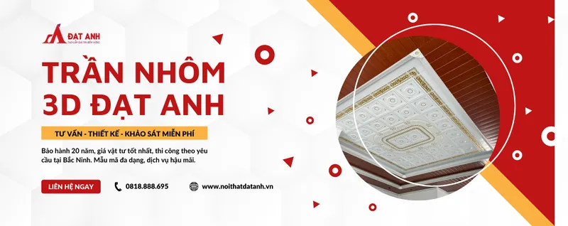 Sản phẩm tran nhom 3d dat anh — Công Ty Cổ Phẩn Thương Mại Xuất Nhập Khẩu Tổng Hợp Và Xây Dựng Đạt Anh — MST 2300984340