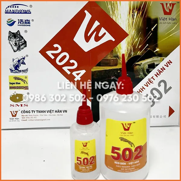 Sản phẩm keo 502 con bao — Giấy Nhám Việt Hân - Công Ty TNHH Việt Hân VN — MST 2301054651