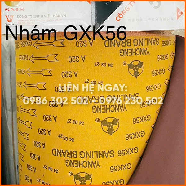 Sản phẩm nham GXK56 — Giấy Nhám Việt Hân - Công Ty TNHH Việt Hân VN — MST 2301054651