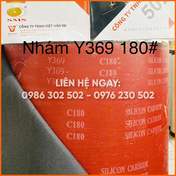 Sản phẩm nham Y369 1 — Giấy Nhám Việt Hân - Công Ty TNHH Việt Hân VN — MST 2301054651