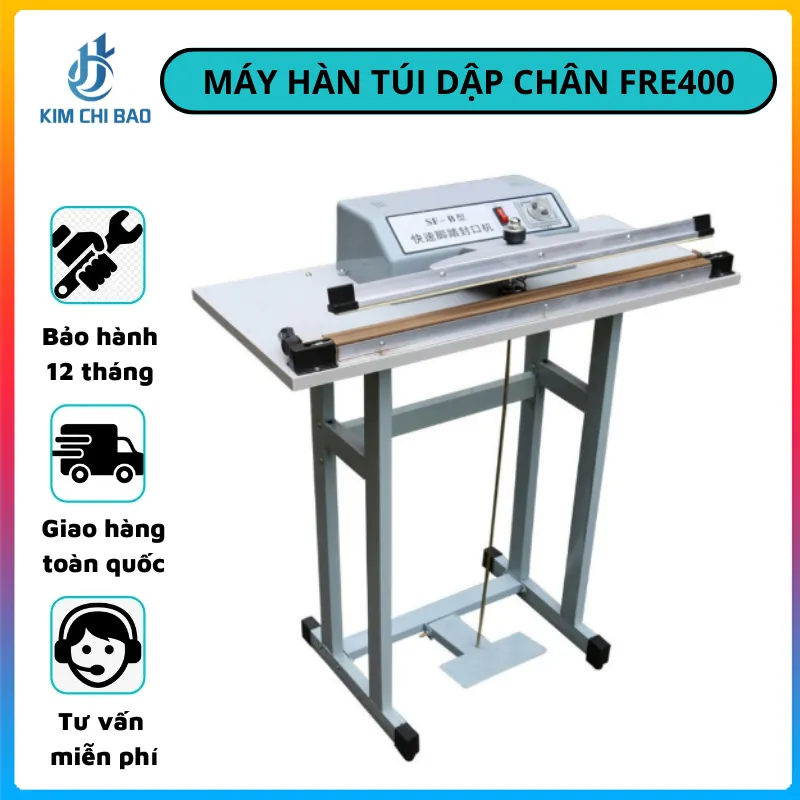 Sản phẩm MÁY_HÀN_TÚI_DẬP_CHÂN_FRE400 — Công Ty TNHH XNK Kim Chí Bảo — MST 2301055768