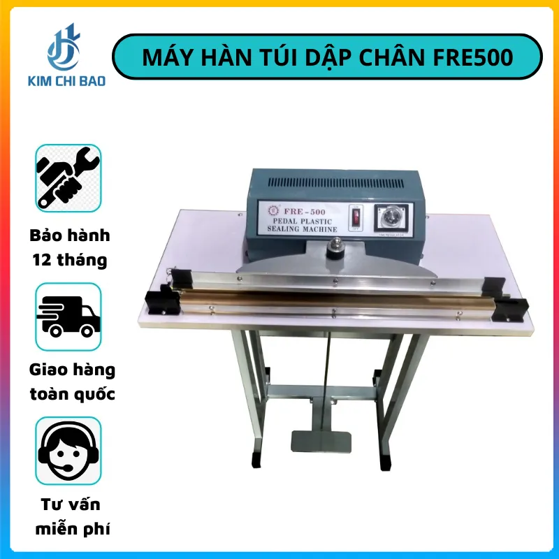 Sản phẩm MÁY_HÀN_TÚI_DẬP_CHÂN_FRE500 — Công Ty TNHH XNK Kim Chí Bảo — MST 2301055768