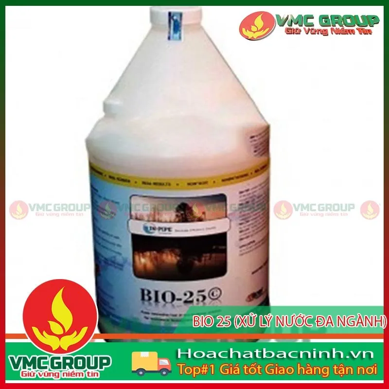 Sản phẩm bio 25 xu ly nuoc da nganh — Hoá Chất Bắc Ninh - Công Ty Cổ Phần VMCGROUP Bắc Ninh — MST 2301085561