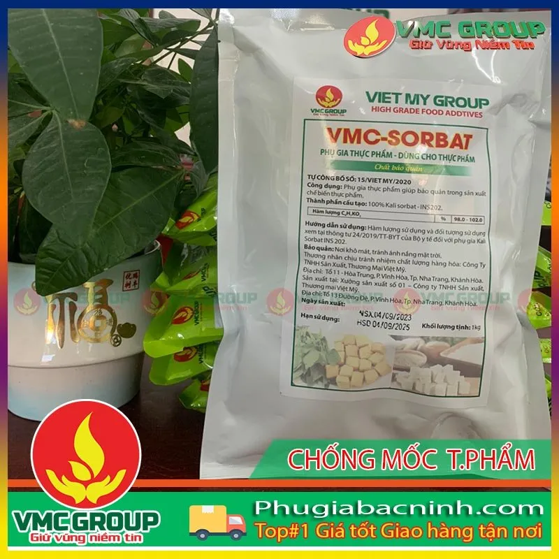 Sản phẩm vmc sorbate 2 — Hoá Chất Bắc Ninh - Công Ty Cổ Phần VMCGROUP Bắc Ninh — MST 2301085561