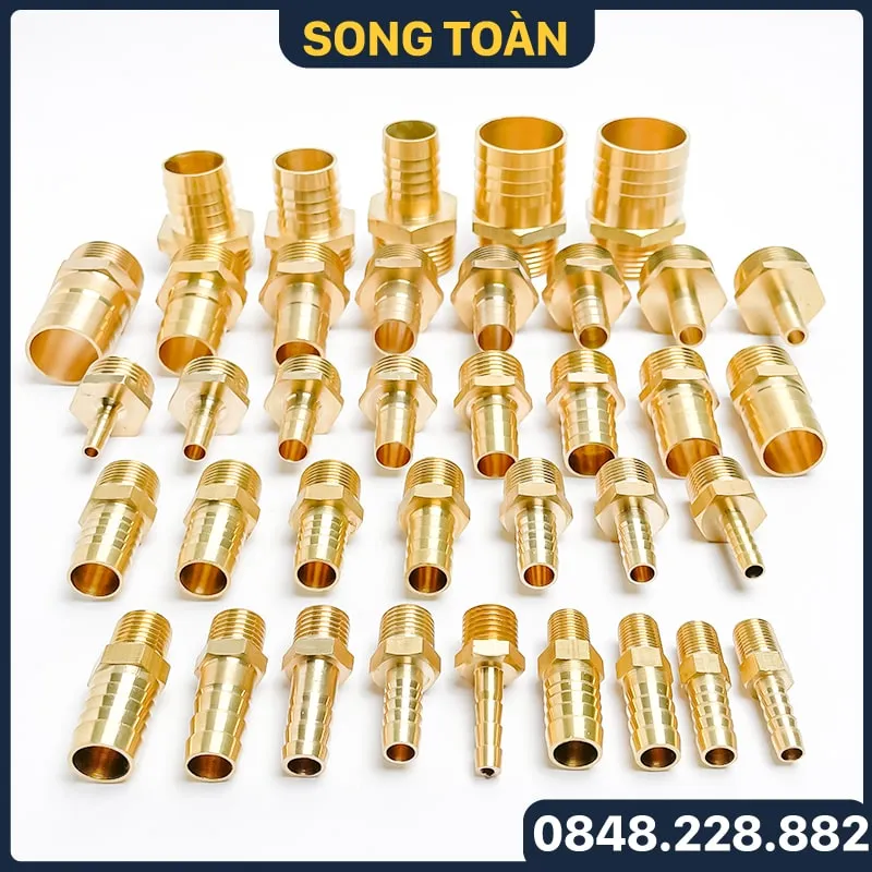 Sản phẩm bec ren ngoai ong duoi chuot hose tail connectors thread male dong thau 1 — Công Ty Cổ Phần Đầu Tư Sản Xuất Và Thương Mại (STG) Song Toàn — MST 2301096274
