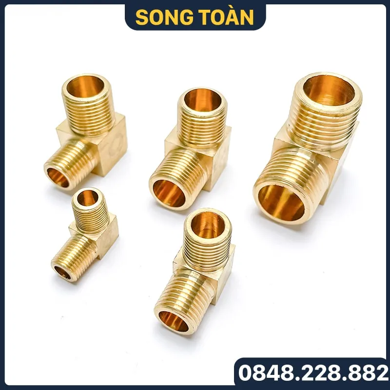 Sản phẩm co hai dau ren ngoai cong 90 do male equal elbows dong thau 2 — Công Ty Cổ Phần Đầu Tư Sản Xuất Và Thương Mại (STG) Song Toàn — MST 2301096274