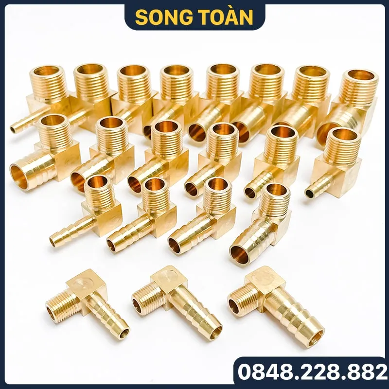 Sản phẩm co ren ngoai duoi chuot cam long trong ong cong 90 do elbows threaded male barb connectors dong thau 1 — Công Ty Cổ Phần Đầu Tư Sản Xuất Và Thương Mại (STG) Song Toàn — MST 2301096274