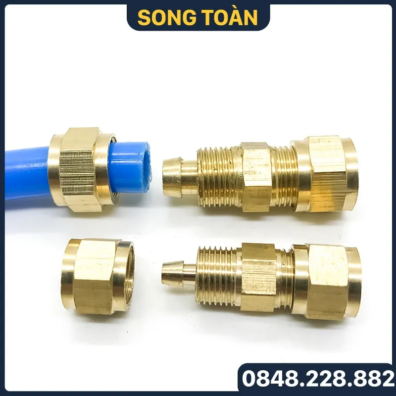 Sản phẩm noi thang 2 dau cam ong pu siet tan rac co tee two touch fittings dong thau 1 — Công Ty Cổ Phần Đầu Tư Sản Xuất Và Thương Mại (STG) Song Toàn — MST 2301096274