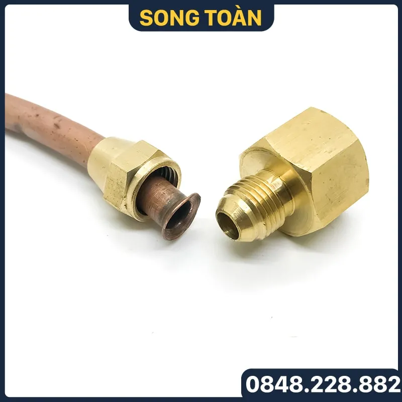 Sản phẩm thang 1 dau con loi loe ong siet rac co 1 dau ren trong bsp flare fittings dong thau 3 — Công Ty Cổ Phần Đầu Tư Sản Xuất Và Thương Mại (STG) Song Toàn — MST 2301096274