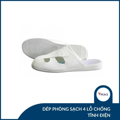 Sản phẩm Dep phong sach 4 lo chong tinh dien — Tiêu Hao Phòng Sạch PEACE - Công Ty TNHH Peace Việt Nam — MST 2301111324