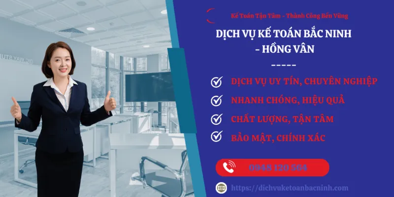 Sản phẩm dichvuketoan — Công Ty TNHH Dịch Vụ Kế Toán Và Đại Lý Thuế Hồng Vân — MST 2301308634