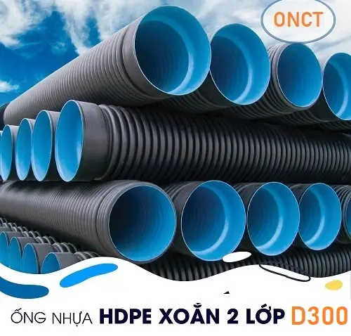 Sản phẩm ong nhua hdpe gan xoan 2 lop d300 — Công Ty TNHH Khải Thần Việt Nam — MST 2400648575