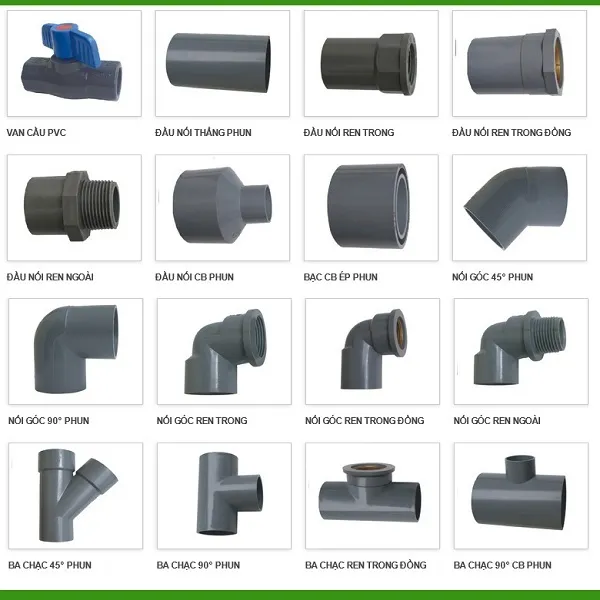 Sản phẩm phu kien ong nhua upvc — Công Ty TNHH Khải Thần Việt Nam — MST 2400648575