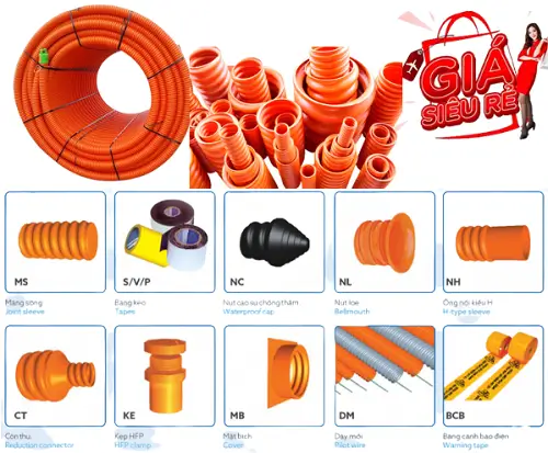 Sản phẩm phu kien ong xoan hdpe — Công Ty TNHH Khải Thần Việt Nam — MST 2400648575