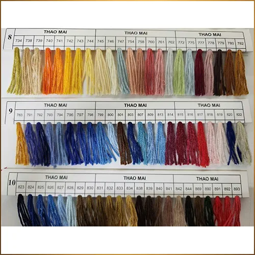 Sản phẩm bang code mau chi (2) — Chỉ Thêu Thao Mai - Công Ty TNHH Thương Mại Thao Mai — MST 2400938676