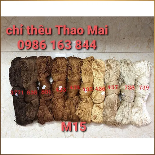 Sản phẩm chi cotton dang kg (14) — Chỉ Thêu Thao Mai - Công Ty TNHH Thương Mại Thao Mai — MST 2400938676