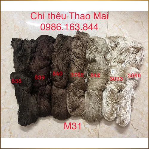 Sản phẩm chi cotton dang kg (19) — Chỉ Thêu Thao Mai - Công Ty TNHH Thương Mại Thao Mai — MST 2400938676