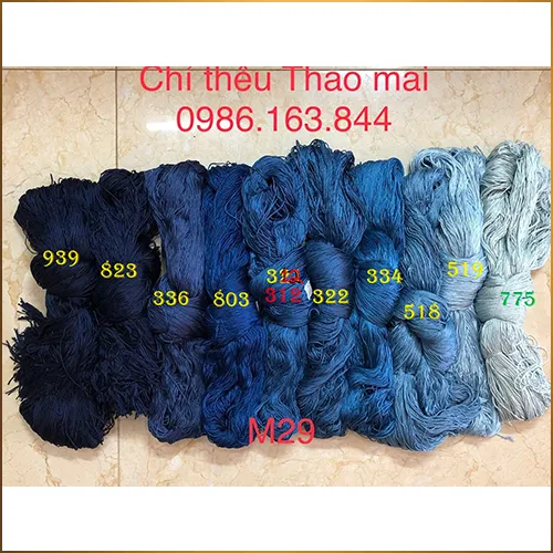 Sản phẩm chi cotton dang kg (20) — Chỉ Thêu Thao Mai - Công Ty TNHH Thương Mại Thao Mai — MST 2400938676