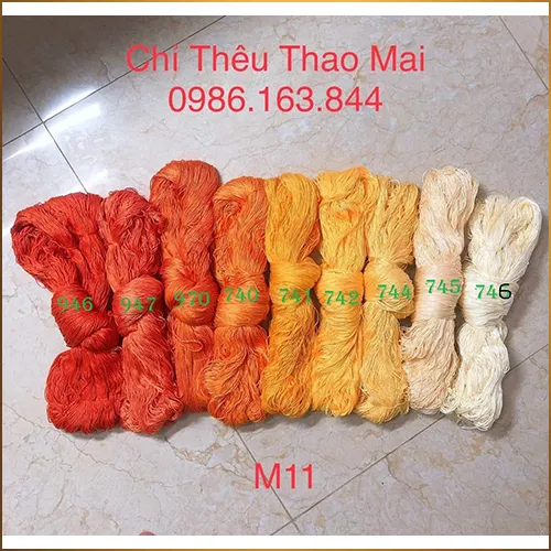 Sản phẩm chi cotton dang kg (23) — Chỉ Thêu Thao Mai - Công Ty TNHH Thương Mại Thao Mai — MST 2400938676
