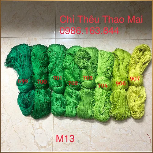 Sản phẩm chi cotton dang kg (27) — Chỉ Thêu Thao Mai - Công Ty TNHH Thương Mại Thao Mai — MST 2400938676