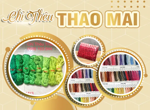 Sản phẩm gt chá»‘t — Chỉ Thêu Thao Mai - Công Ty TNHH Thương Mại Thao Mai — MST 2400938676