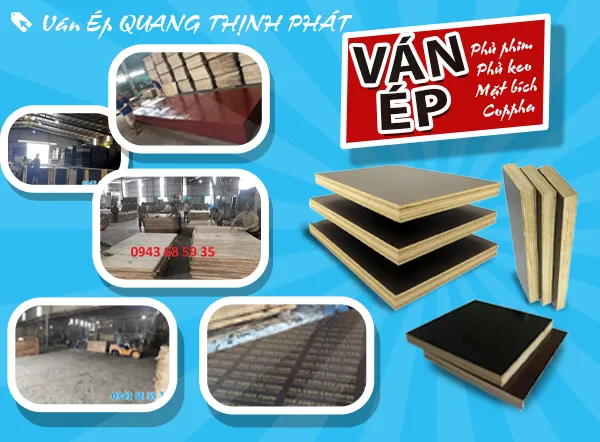 Sản phẩm gioi thieu — Ván ép Quang Thịnh Phát - Công Ty TNHH GS Quang Thịnh Phát — MST 2400959115