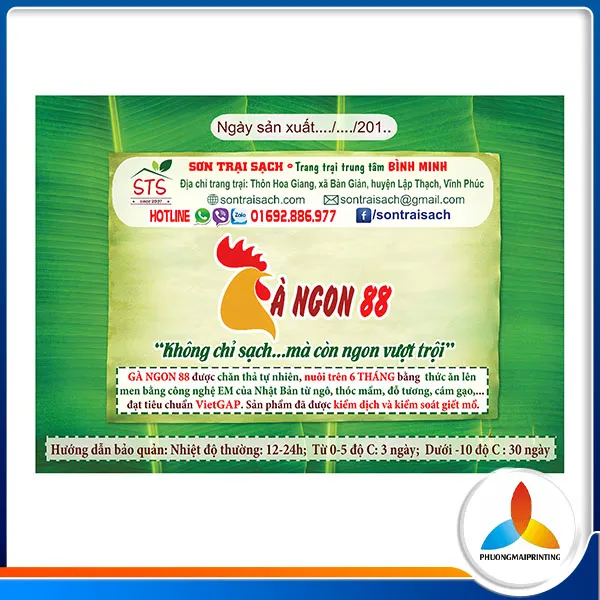 Sản phẩm In tem nhan bao bi (2) — In Ấn Phương Mai - Công Ty TNHH Phương Mai — MST 2500243815