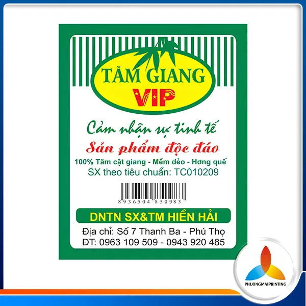 Sản phẩm In tem nhan bao bi (4) — In Ấn Phương Mai - Công Ty TNHH Phương Mai — MST 2500243815