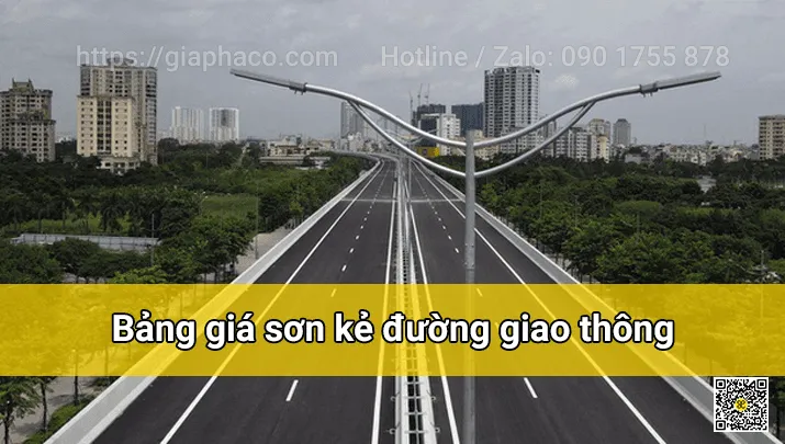 Sản phẩm Bang bao gia son ke duong giao thong — Công Ty TNHH Fatoro — MST 2500368973