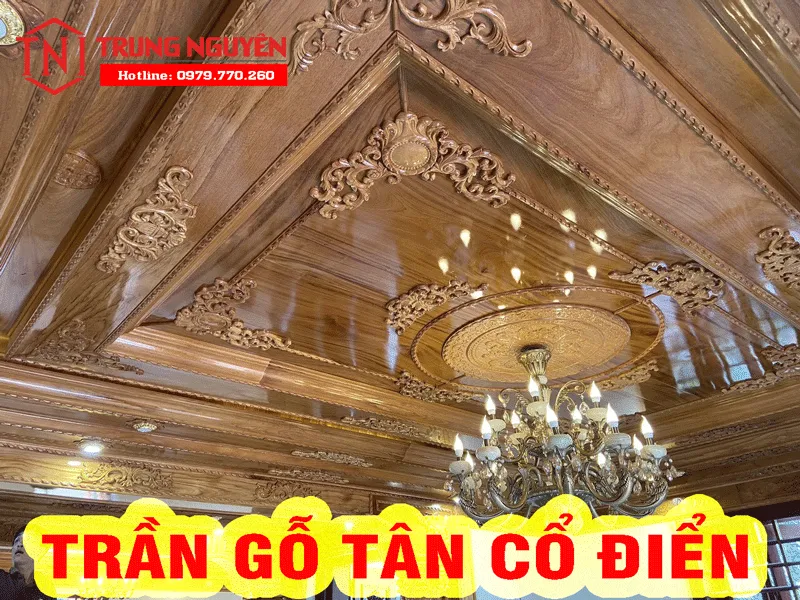 Sản phẩm tran go tu nhien tan co dien dep — Nội Thất Gỗ Nhà Đẹp - Công Ty TNHH Xây Dựng Nhà Đẹp T&T — MST 2500653473