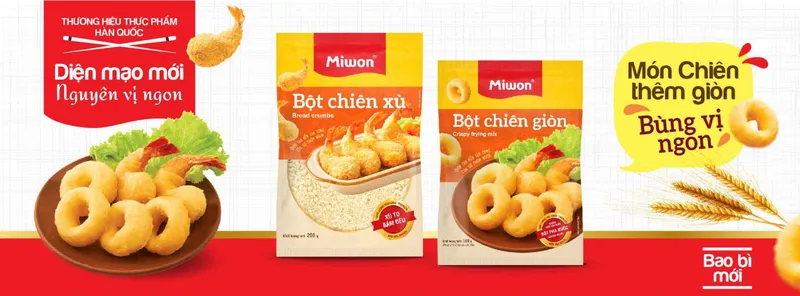 Sản phẩm  anner bot chien xu — Công Ty TNHH MIWON Việt Nam — MST 2600109933