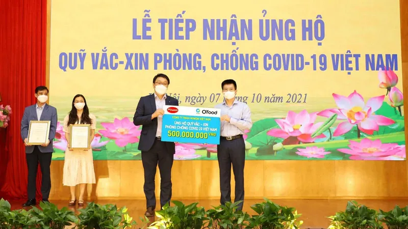 Sản phẩm miwon ung ho 500tr quy vac xin — Công Ty TNHH MIWON Việt Nam — MST 2600109933