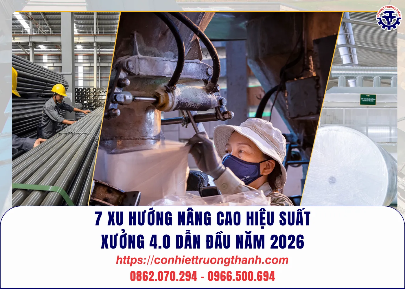 Sản phẩm 7 xu huong nang cao hieu suat xuong 4.0 dan dau nam 2026 — Hệ Thống Thông Gió Trường Thành - Công Ty Cổ Phần Cơ Nhiệt Trường Thành — MST 2600694000