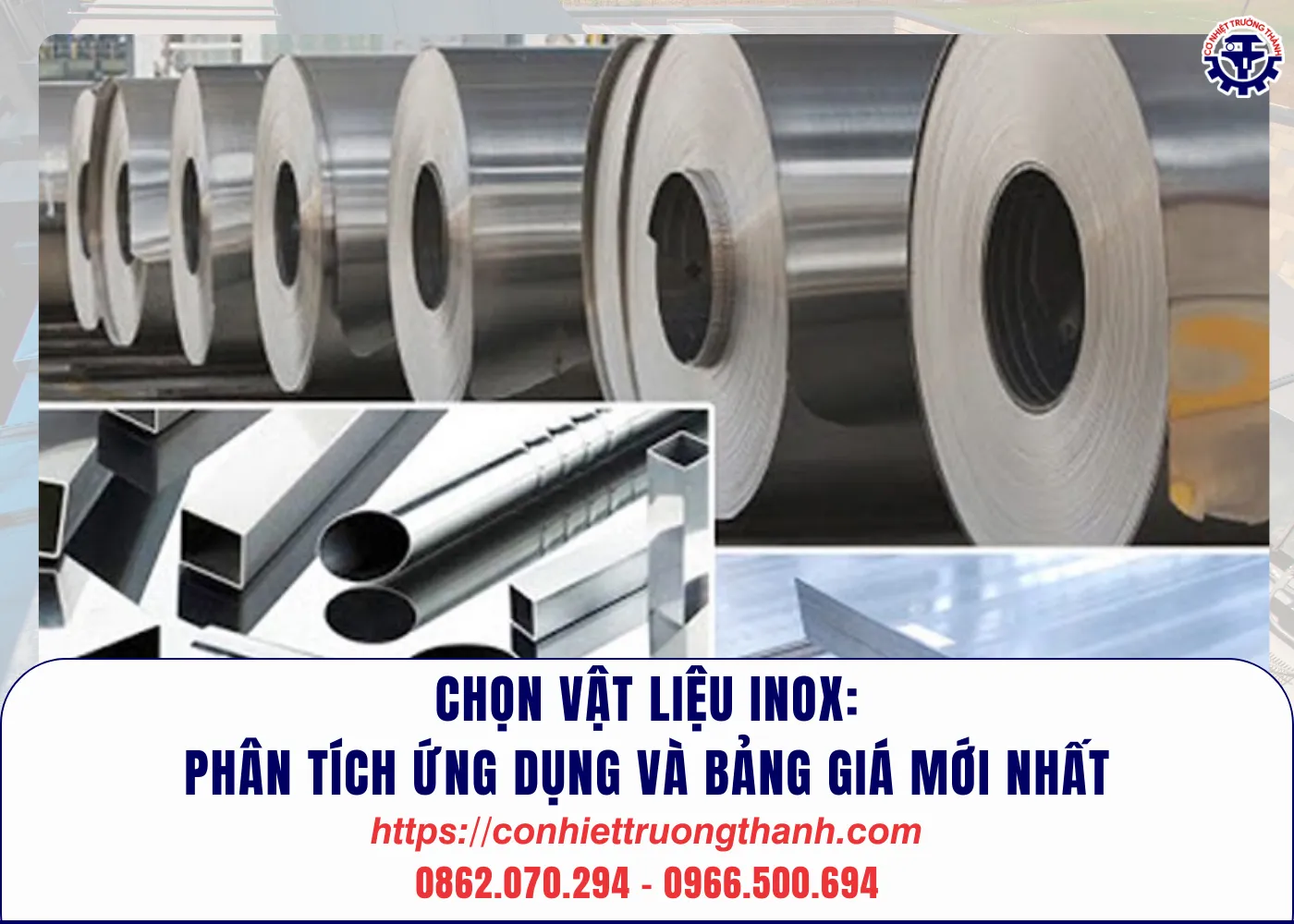 Sản phẩm Chon vat lieu Inox Phan tich ung dung va bang gia moi nhat — Hệ Thống Thông Gió Trường Thành - Công Ty Cổ Phần Cơ Nhiệt Trường Thành — MST 2600694000
