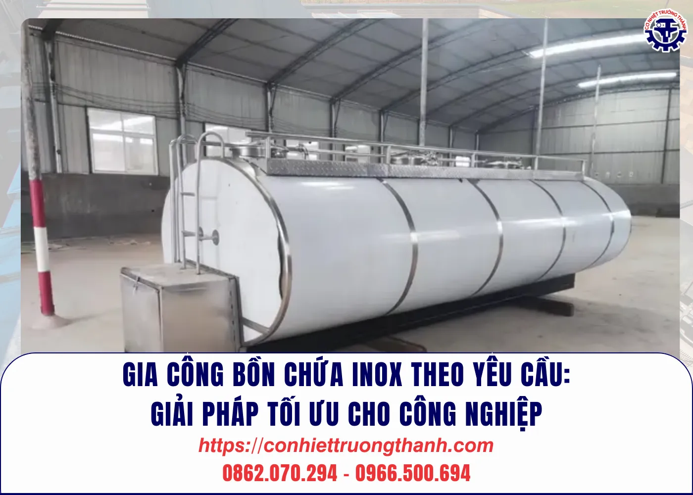 Sản phẩm Gia cong bon chua Inox theo yeu cau Giai phap toi uu cho cong nghiep — Hệ Thống Thông Gió Trường Thành - Công Ty Cổ Phần Cơ Nhiệt Trường Thành — MST 2600694000