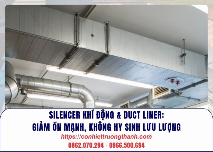 Sản phẩm Silencer khi dong duct liner giam on manh khong hy sinh luu luong_  — Hệ Thống Thông Gió Trường Thành - Công Ty Cổ Phần Cơ Nhiệt Trường Thành — MST 2600694000