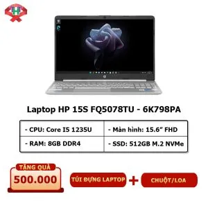 Sản phẩm may tinh xach tay laptop HP 15s fq5078TU i5 6K798PA 300x300 — Công Ty Cổ Phần CNTT Và Truyền Thông THT Phú Thọ — MST 2601030355